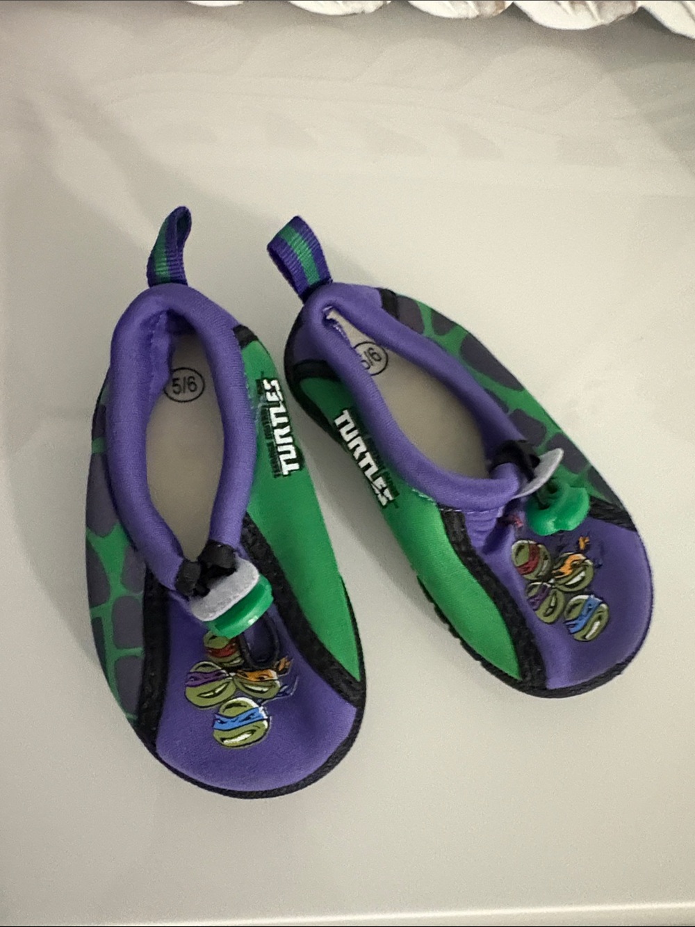 Teenage Mutant Ninja Turtles Kids Purple & Green Water Shoes